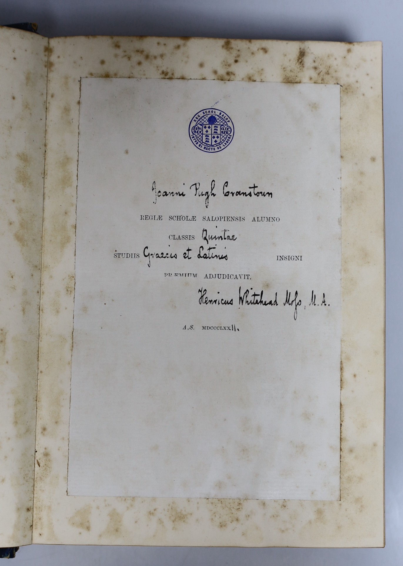 Whymper, Edward - Scrambles Amongst the Alps in the Years 1860-69, 2nd edition, 8vo, blue morocco gilt, John Murray, London, 1871 and Conway, Sir William Martin - The Alps from End to End, illustrated by A.D. M’Cormick,
